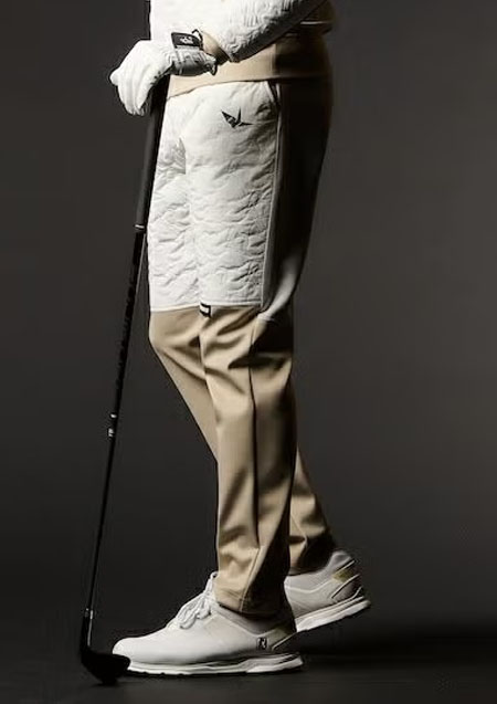 1PIU1UGUALE3 GOLF QUILTING PANTS | 10WHITE