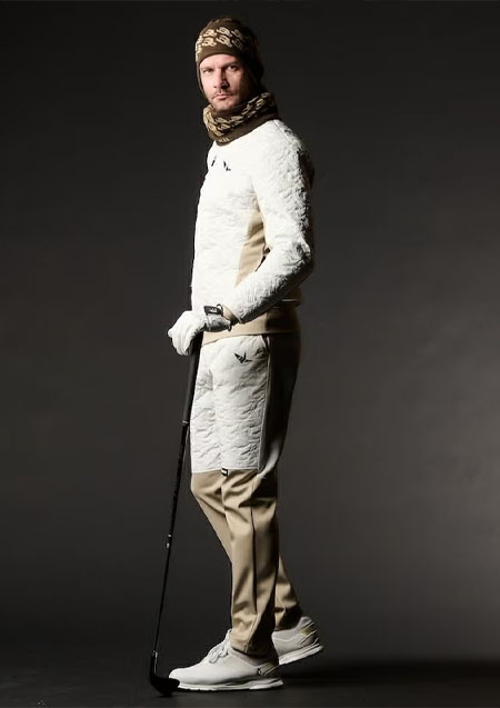 1PIU1UGUALE3 GOLF QUILTING PANTS | 10WHITE