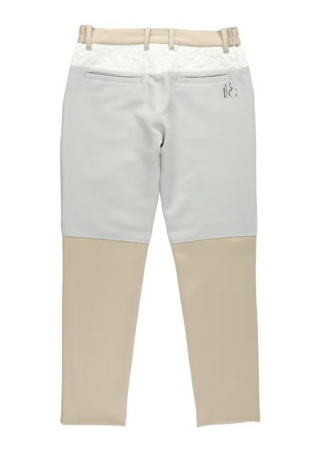1PIU1UGUALE3 GOLF QUILTING PANTS | 10WHITE