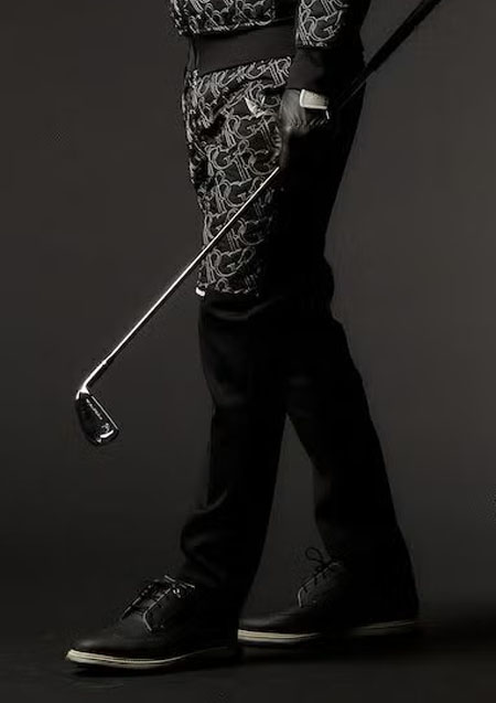 1PIU1UGUALE3 GOLF QUILTING PANTS | 99BLACK