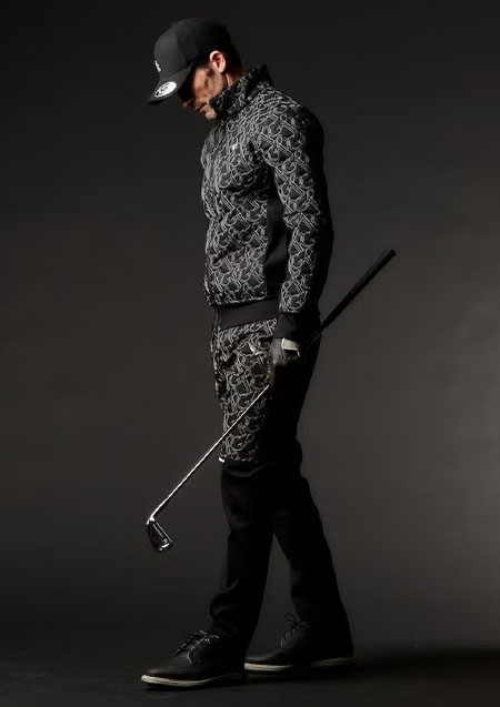 1PIU1UGUALE3 GOLF QUILTING PANTS | 99BLACK