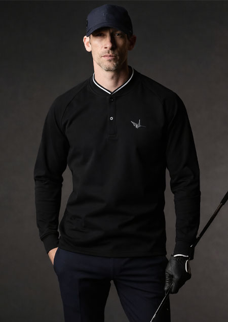 1PIU1UGUALE3 GOLF BLADE POLO | 99BLACK