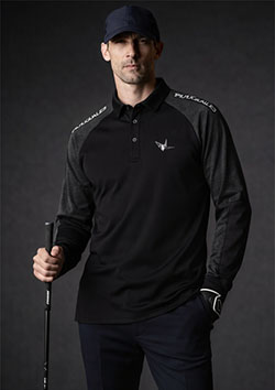 1PIU1UGUALE3 GOLF POLO | 99BLACK