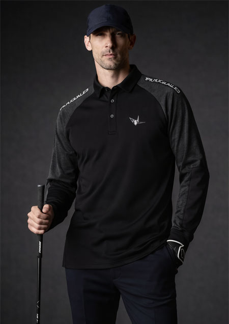 1PIU1UGUALE3 GOLF POLO | 99BLACK
