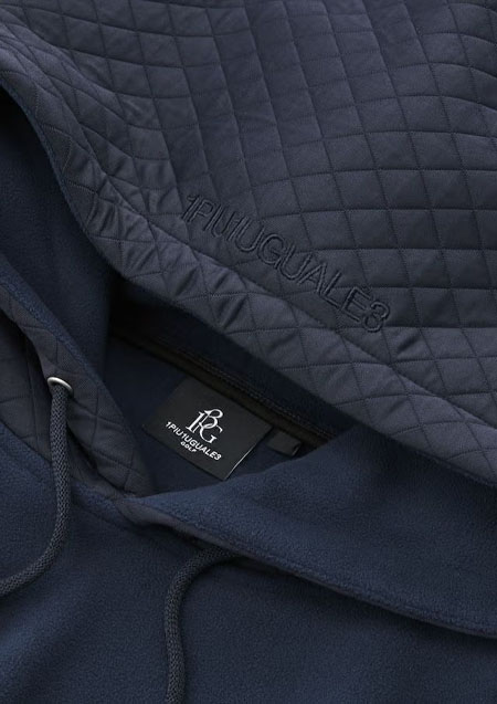 1PIU1UGUALE3 GOLF FLEECE PARKER | NAVY | LADIES