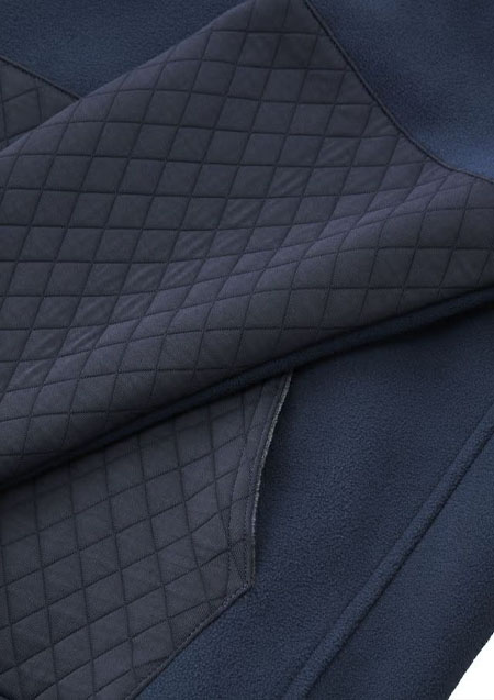 1PIU1UGUALE3 GOLF FLEECE PARKER | NAVY | LADIES