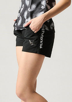 1PIU1UGUALE3 GOLF LADIES' BASIC SHORT PANTS | 99BLACK | LADIES