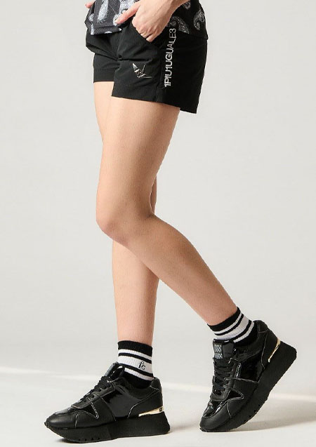 1PIU1UGUALE3 GOLF LADIES' BASIC SHORT PANTS | 99BLACK | LADIES