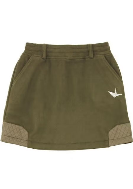 1PIU1UGUALE3 GOLF FLEECE SKIRT | KHAKI | LADIES