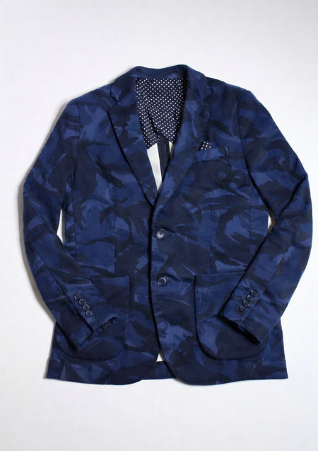 1PIU1UGUALE3 new wave jacket camo print | NAVY CAMO | MENS