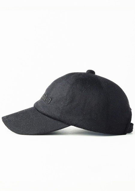 1PIU1UGUALE3 6PANEL CAP  | 99BLACK