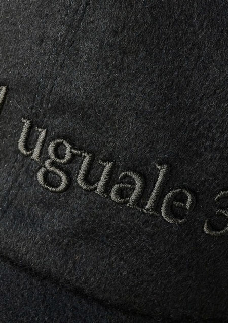 1PIU1UGUALE3 6PANEL CAP  | 99BLACK