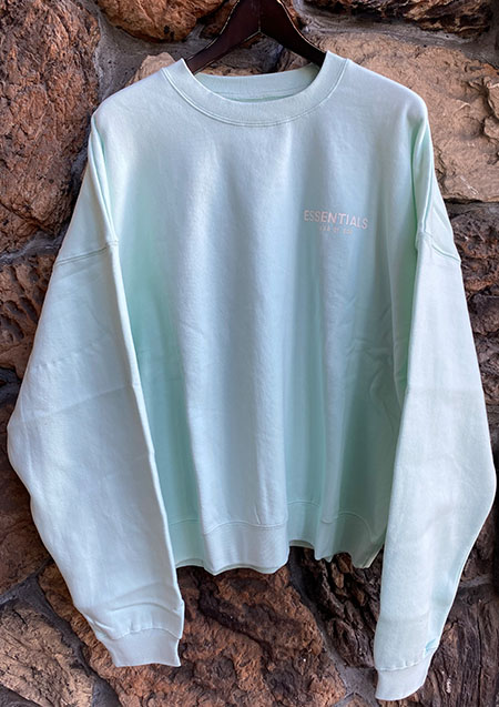 FOG ESSENTIALS 1POINT LOGO CREW SWEAT | MINT