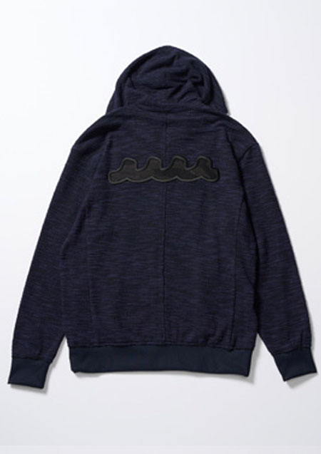 muta x wjk knit jacquard relax parker | 59navy