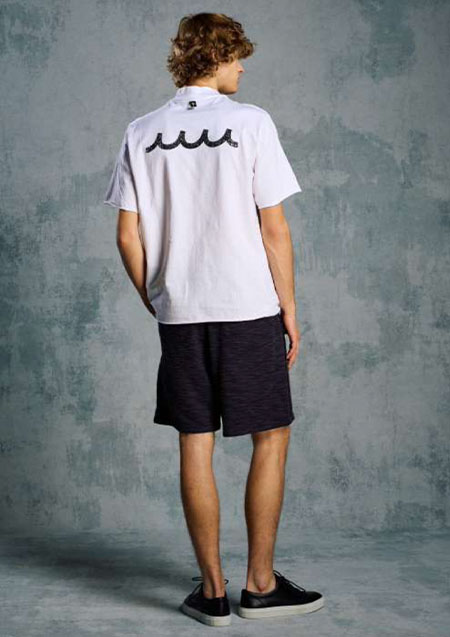 muta x wjk knit jacquard relax shorts | 59navy