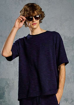 muta x wjk knit jacquard relax S/S | 59navy