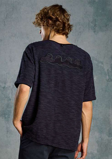 muta x wjk knit jacquard relax S/S | 59navy