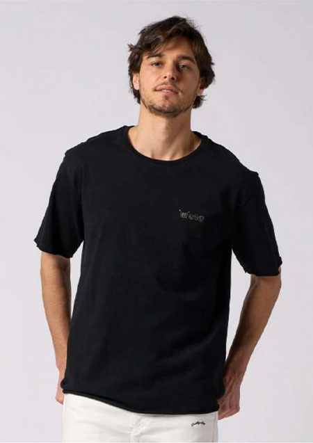 muta x wjk cut-off S/S(printed) | 99deep black