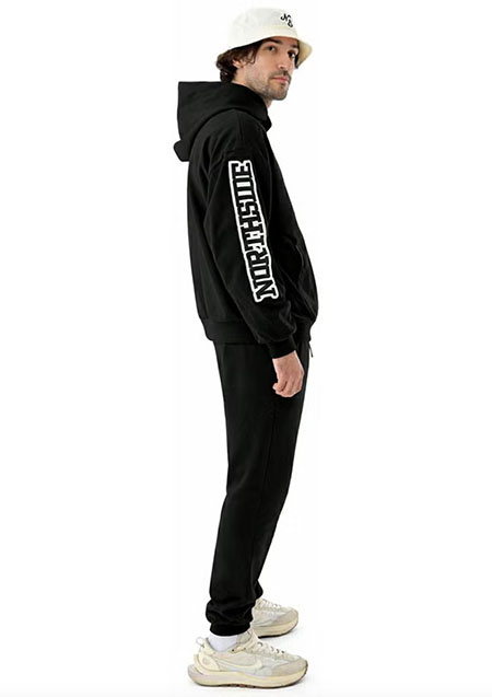 ARMYRICH 26SS アーチロゴコットンパーカーセットアップ | BLACK