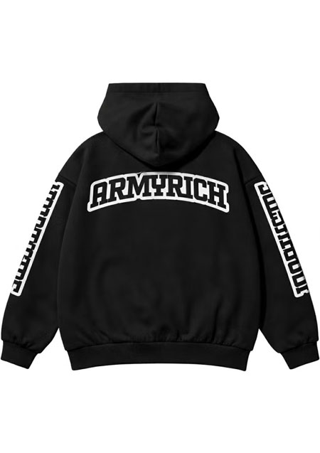ARMYRICH 26SS アーチロゴコットンパーカーセットアップ | BLACK