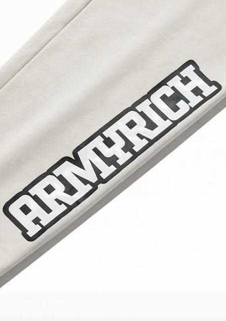 ARMYRICH 26SS アーチロゴコットンパーカーセットアップ | IVORY