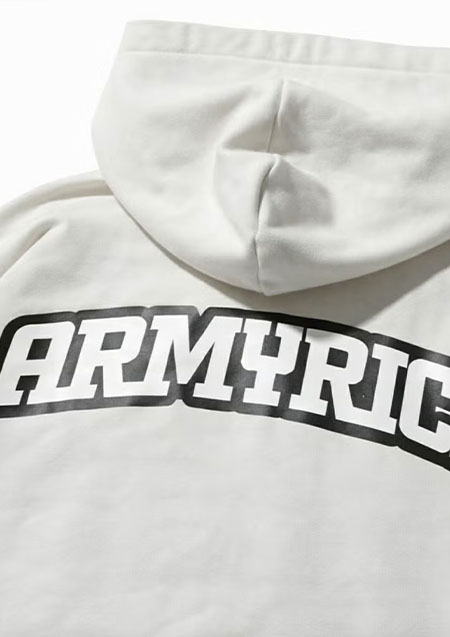 ARMYRICH 26SS アーチロゴコットンパーカーセットアップ | IVORY