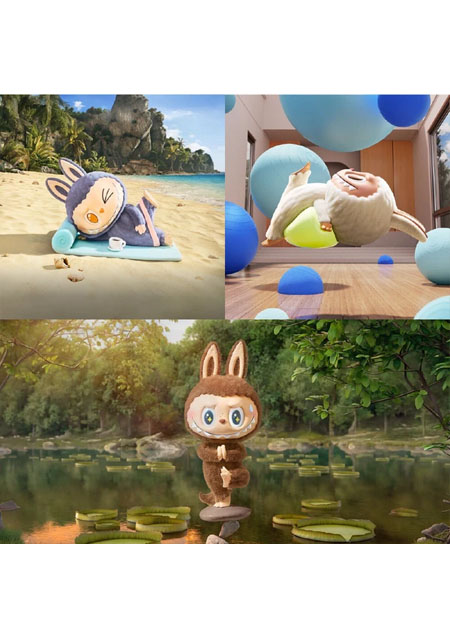 POPMART LABUBU Lazy Yoga