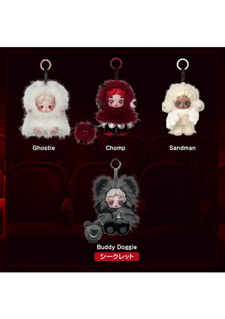 POPMART SKULLPANDA マスコットポーチ ぬいぐるみ キーホルダー スカルパンダ