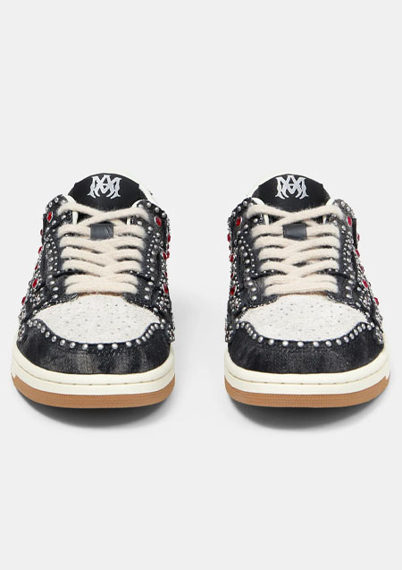 AMIRI STUD SKEL TOP LOW | BLACK