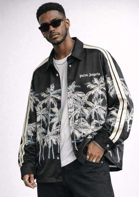 Palm Angels Palm three L/S Shirts | 1003BLACK