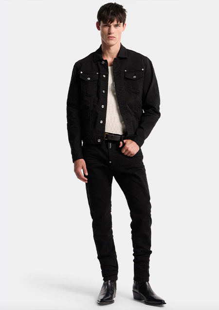 DSQUARED2 GARMENT DYED TEDDY JEANS | 470BLUE