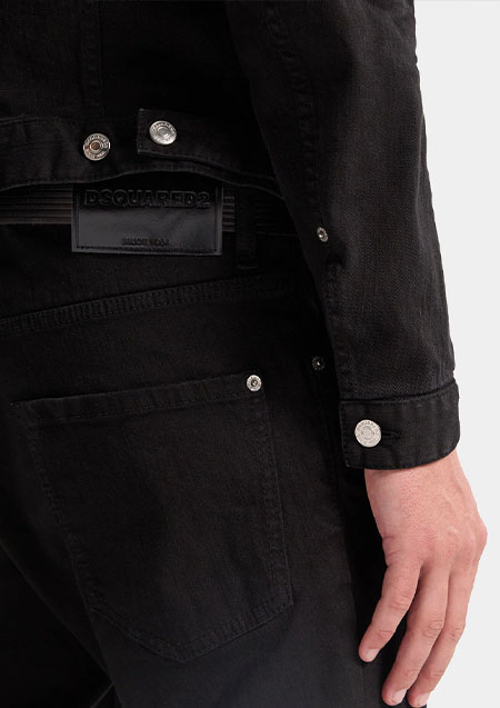 DSQUARED2 GARMENT DYED TEDDY JEANS | 470BLUE