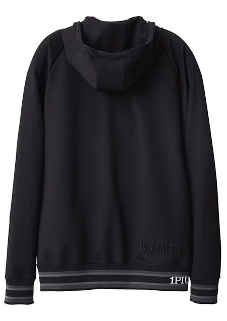1PIU1UGUALE3 SPORT ZIP UP PARKA | 9988BlackCharcoal