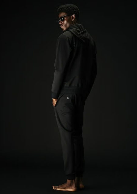 1PIU1UGUALE3 SPORT ZIP UP PARKA | 99BLACK