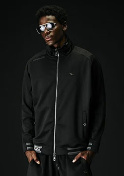 1PIU1UGUALE3 SPORT NEW ZIP STAND | 99/88 Black Charcoal