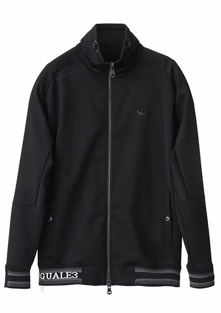 1PIU1UGUALE3 SPORT NEW ZIP STAND | 99/88 Black Charcoal