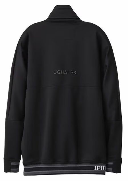 1PIU1UGUALE3 SPORT NEW ZIP STAND | 99/88 Black Charcoal