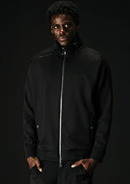 1PIU1UGUALE3 SPORT NEW ZIP STAND | 99Black