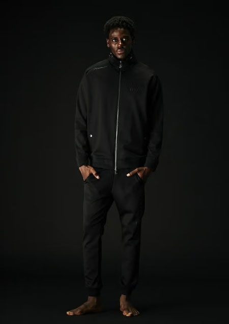 1PIU1UGUALE3 SPORT NEW ZIP STAND | 99Black