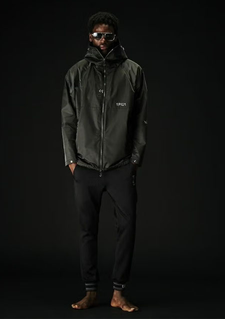 1PIU1UGUALE3 SPORT SOLID RIB | 99/88 Black Charcoal