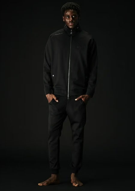 1PIU1UGUALE3 SPORT SOLID RIB | 99Black