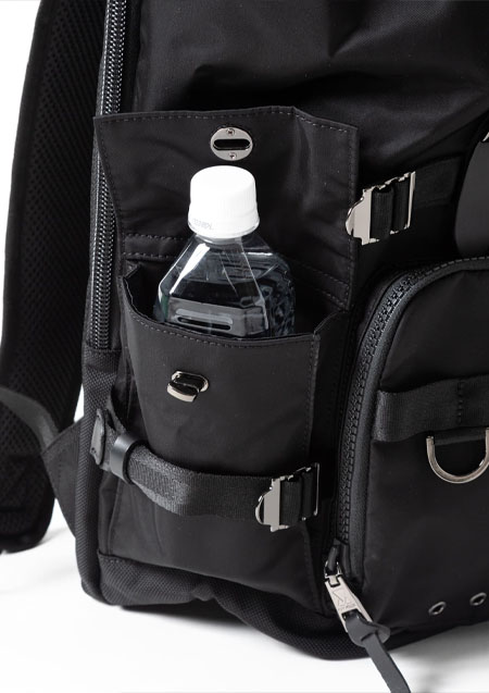 MAKAVELIC DOUBLE BOTTLES BACKPACK | BLACK