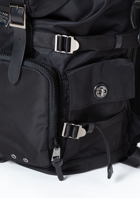 MAKAVELIC DOUBLE BOTTLES BACKPACK | BLACK
