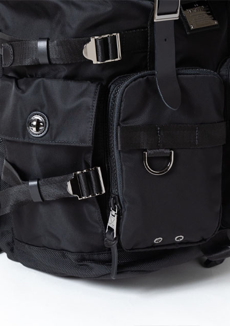 MAKAVELIC DOUBLE BOTTLES BACKPACK | BLACK