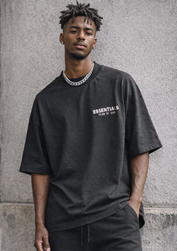 FOG ESSENTIALS 25SS CLASSIC FIT SS TEE | JET BLACK