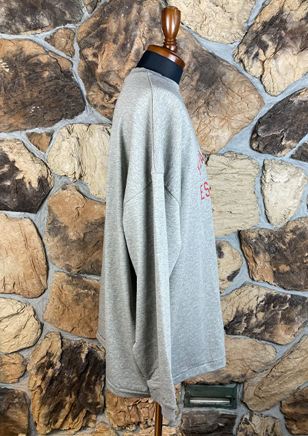 FOG ESSENTIALS 24FW ARCH LOGO LS TEE | DK/H.GREY