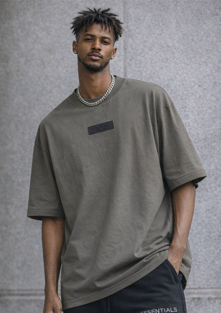 FOG ESSENTIALS 24SS RUBBER TAG SS TEE | INK