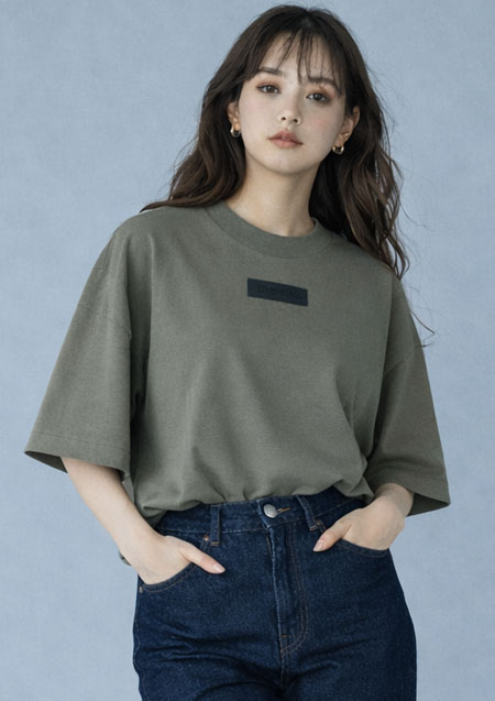 FOG ESSENTIALS 24SS RUBBER TAG SS TEE | INK