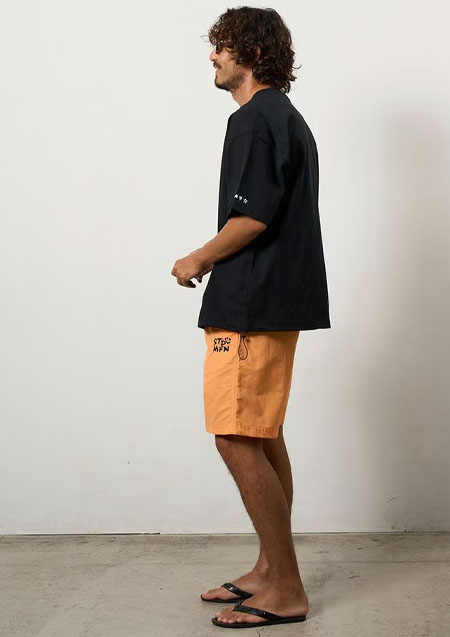 STUD MUFFIN 8スマイル ナイロン イージーショーツ | ORANGE