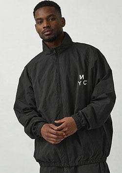 GOTHAM NYC TRANING JACKET | BLACK